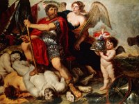 GG 1037  GG 1037, Cornelis de Vos (1584/85-1651), Die Krönung des Helden durch Victoria, Leinwand, 180 x 240 cm : Ereignisse, Personen